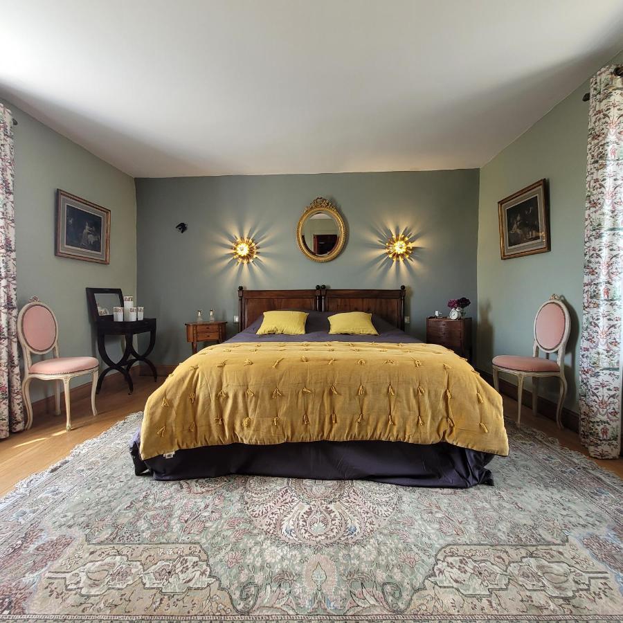 Gite De Charme Au Manoir Du Plessis-Quinquis Sainte-Seve ภายนอก รูปภาพ