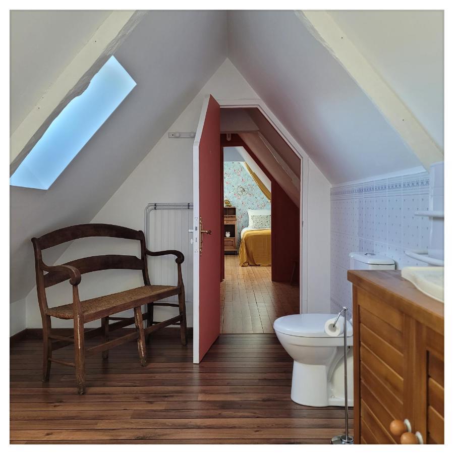 Gite De Charme Au Manoir Du Plessis-Quinquis Sainte-Seve ภายนอก รูปภาพ