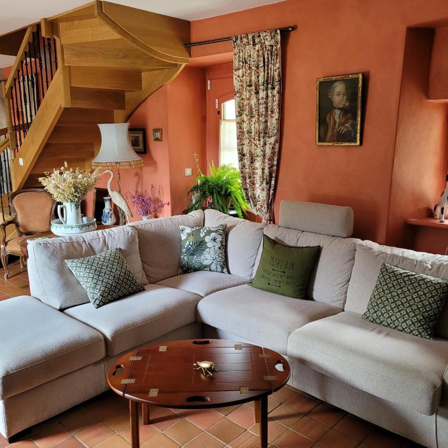 Gite De Charme Au Manoir Du Plessis-Quinquis Sainte-Seve ภายนอก รูปภาพ